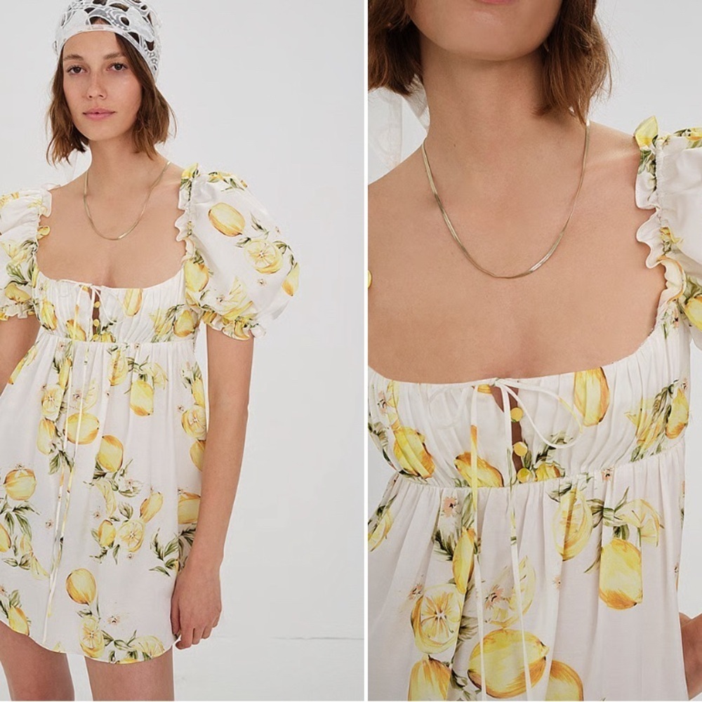 NWT For Love & Lemons Serafina Dress Size Large